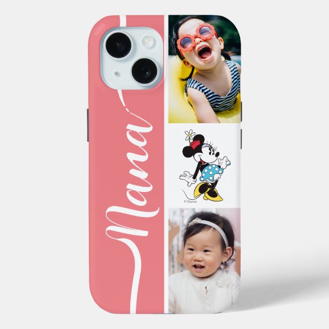 Coques Case-Mate iPhone Photos personnalisés | Minnie Souris Bow (Verso)