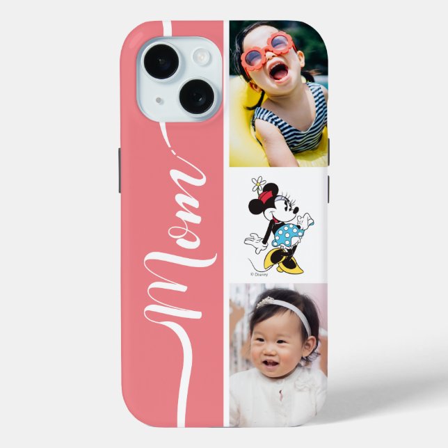 Coques Case-Mate iPhone Photos personnalisés | Minnie Souris Bow (Verso)