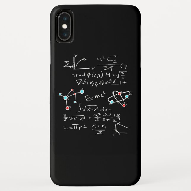 Coques Case-Mate iPhone Physique Math Formule Enseignant Atomes et Mol (Dos)