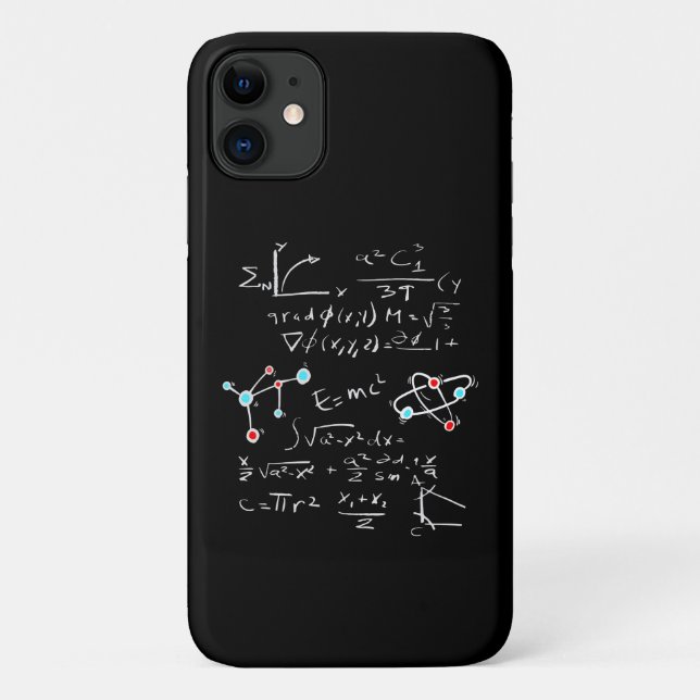Coques Case-Mate iPhone Physique Math Formule Professeur Atomes et Mol (Dos)