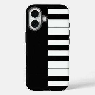 Coque Pour iPhone 16 Piano Keyboard Phone Cover
