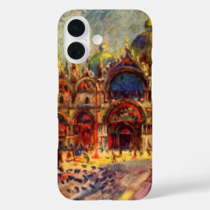 Coques iPhone 16 Piazza San Marco, Venise par Pierre Renoir