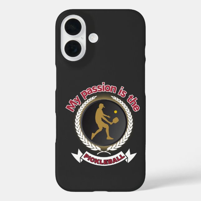 Coques Case-Mate iPhone Pickleball Homme Athlete Court Passion Énergie (Verso)