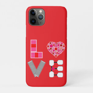 Case-Mate iPhone Case Pickleball Love Heart Court Balls Paddles Rose Rou