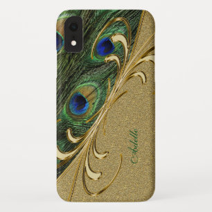 Case-Mate iPhone Case Pièce Peacock Ornement Or Moderne