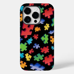 Coque Pour iPhone 14 Pro Pièces du puzzle de l'autisme