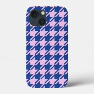 Case-Mate iPhone Case Pied de fond rose+Motif bleu