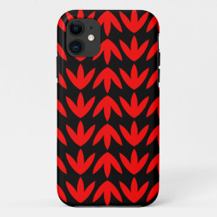 Coque iPhone 11 Pieds d'oiseaux - Rouge et Noir.pdf