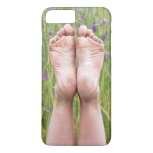 Coque iPhone 8 Plus/7 Plus pieds nus sales en fleur sauvage