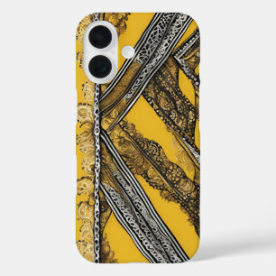 Coque Pour iPhone 16 Piégé dans l'art IA Moutarde