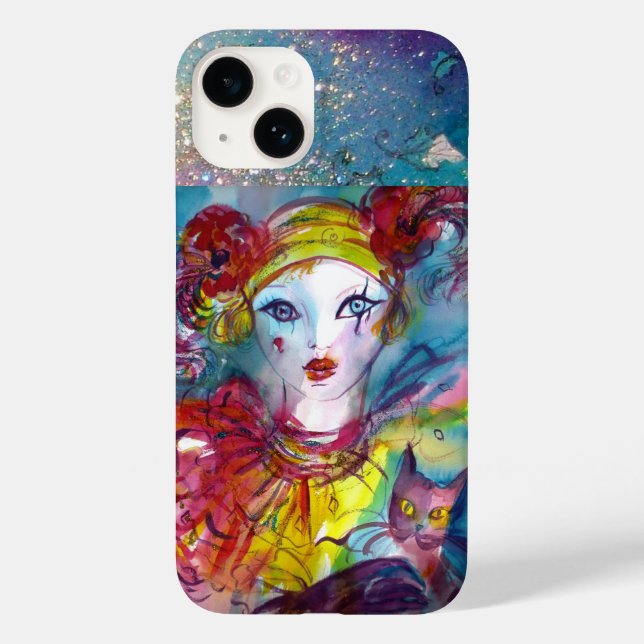 Coques Case-Mate iPhone PIERO AVEC CAT / Carnaval vénitien (Verso)