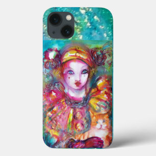 iPhone 13 Coque PIERO AVEC CAT masques vénitiens