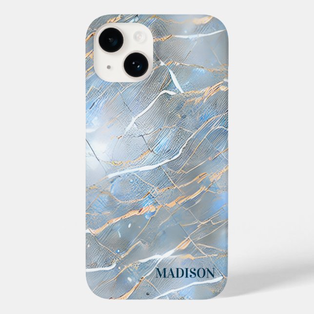 Coques Case-Mate iPhone Pierre de marbre Pearlescent (Verso)