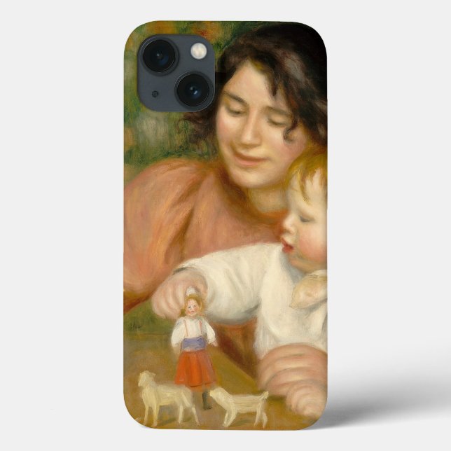 Coques Case-Mate iPhone Pierre un enfant de Renoir | avec des jouets (Verso)