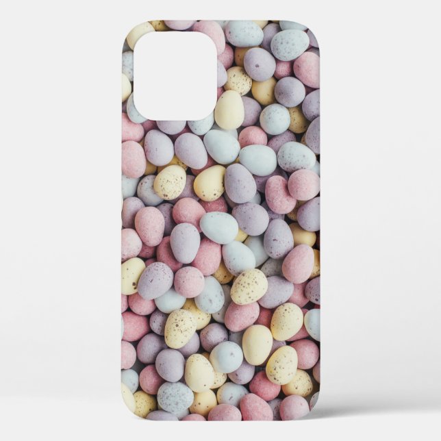 Coques Case-Mate iPhone Pierres blanches, violettes et jaunes (Verso)
