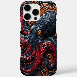 Coques iPhone 16 Pro Max Pieuvre complexe : L'art en mouvement