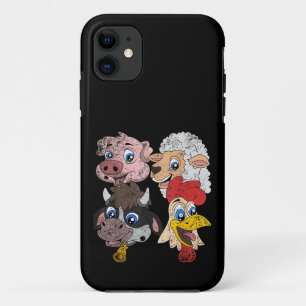 Case-Mate iPhone Case Pig Mouton Vache Poulets Enfants Enfants Enfants E