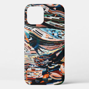 Case-Mate iPhone Case Pile de bateau en bois marron et bleu