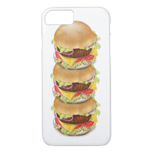 Coque Case-Mate Pour iPhone Pile de hamburgers ou de cheeseburgers