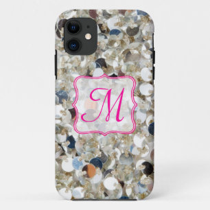 Coque iPhone 11 Pile de Parties scintillant Monogramme IPHONE 5 Co
