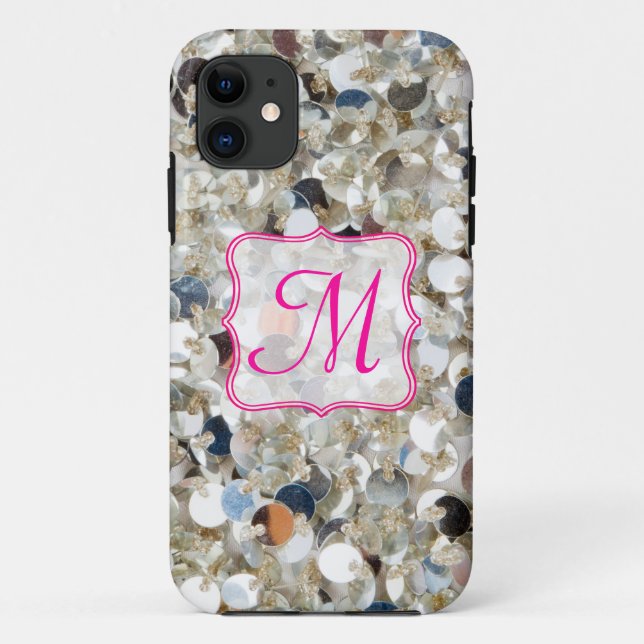 Coques Case-Mate iPhone Pile de Parties scintillant Monogramme IPHONE 5 Co (Dos)