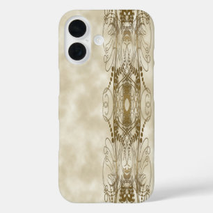 Coque Pour iPhone 16 Piliers d'or