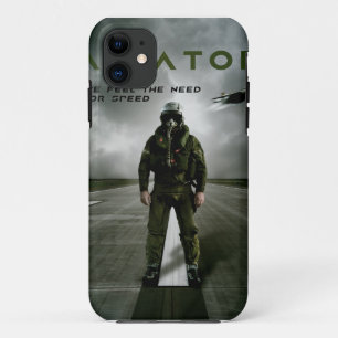 Etui iPhone Case-Mate Pilote d'avion de chasse d'aviateur