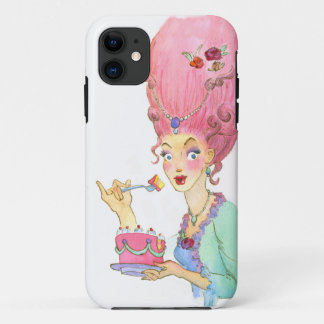 Coque iPhone 11 Pin de Marie Antoinette haut et caisse du gâteau