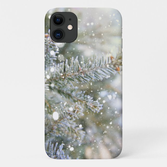 Coques Case-Mate iPhone Pin neigeux hiver (Dos)