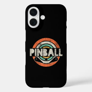 Coque Pour iPhone 16 Pinball Jeu Vintage