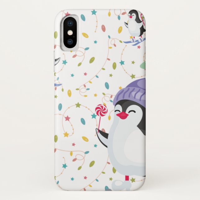 Coques Case-Mate iPhone Pingouin Folly (Dos)