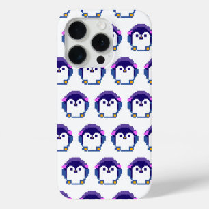 Coque iPhone 15 Pro Pingouin mignon pixin bébé jetez oreiller