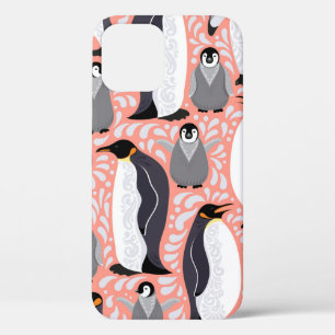 Case-Mate iPhone Case Pingouins empereurs et leurs petits sur un papier 