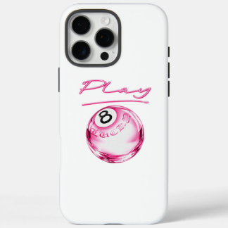Coques iPhone 16 Pro Max Pink 8 Ball Phone Case – Cute Aesthetic Design