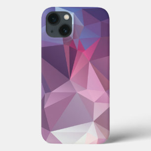 Etui iPhone 13 Pink Blues Abstrait Pyramid Art Motif