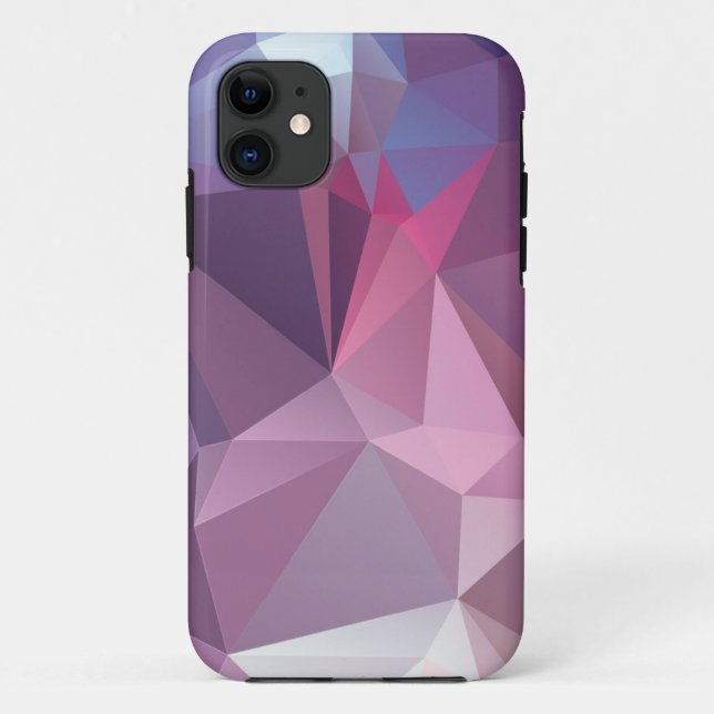 Coques Case-Mate iPhone Pink Blues Abstrait Pyramid Motif Art Coque-Mate (Dos)