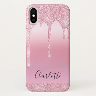 Case-Mate iPhone Case Pink Blush parties scintillant drig nom Monogram C