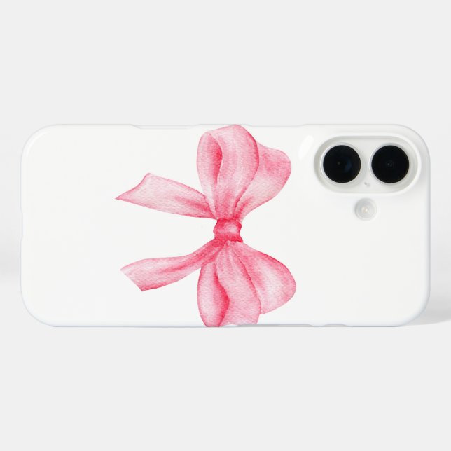 Coques Case-Mate iPhone pink bow phone case (Verso (horizontal))