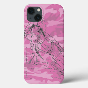 Coques Pour iPhone Pink Camo Barrel Racer II