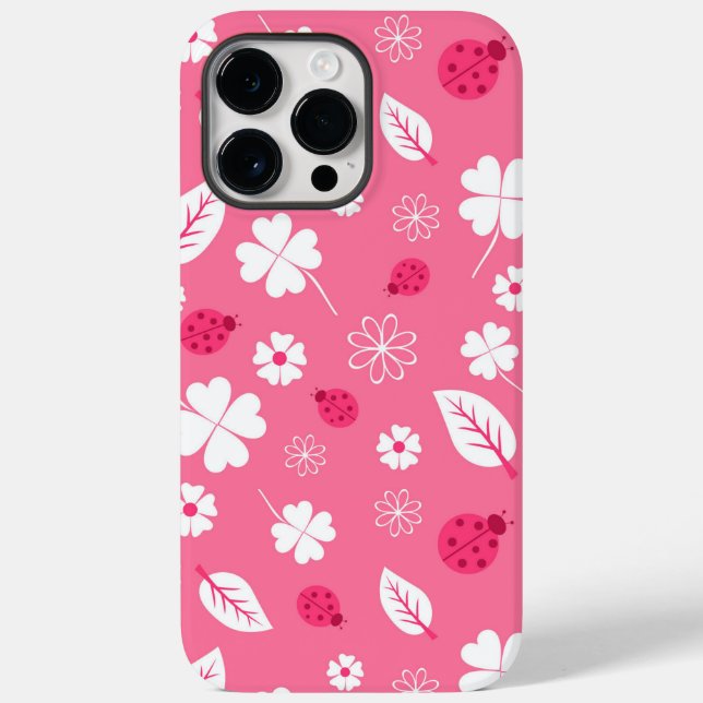 Coques Case-Mate iPhone Pink Floral Phone Case (Verso)
