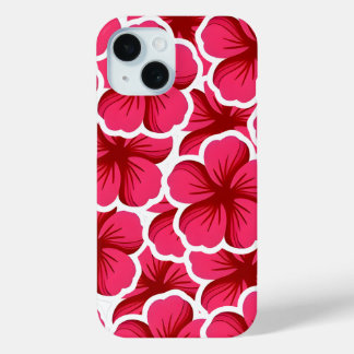 Coque Pour iPhone 15 Pink flower colored cute floral