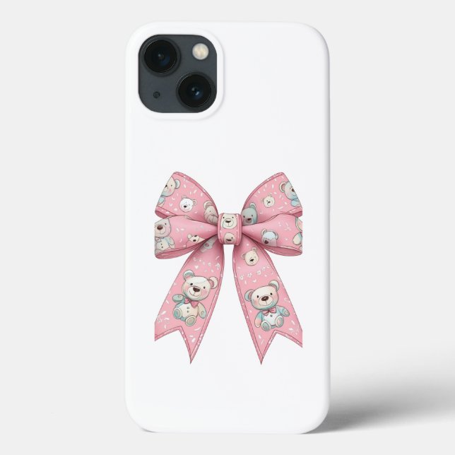 Coques Case-Mate iPhone Pink Gothic skull bow case cute kawaii pastel Gru  (Verso)