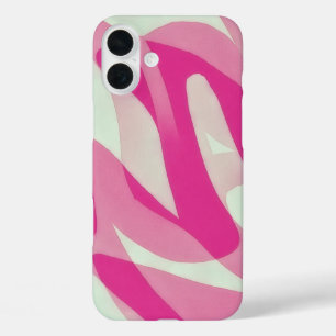 Coques iPhone 16 Plus Pink Grey Green IPhone 16 Art Phone Case