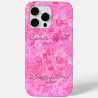 Coque iPhone 15 Pro Max Pink Peony Phone Case-A Friend Loves