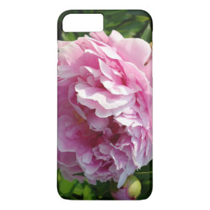 Coque iPhone 7 Plus Pink Peony photo cottage ferme jardin fleuri