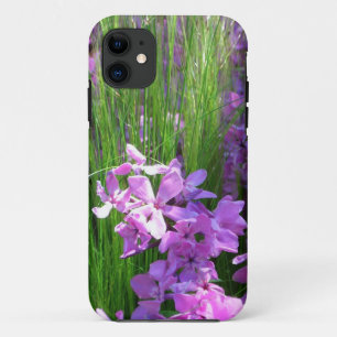 Coques Pour iPhone Pink Phlox et Grass été Floral