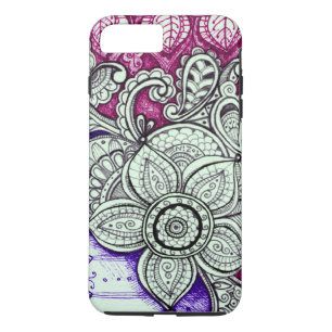 Coque Case-Mate Pour iPhone Pink Violet Ethnique Exotique Marocaine Mandala