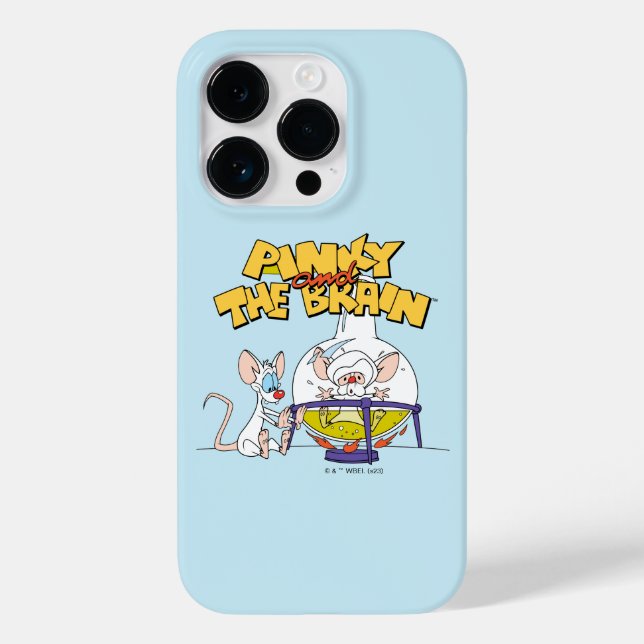 Coques Case-Mate iPhone Pinky et le cerveau | Laboratoire (Verso)
