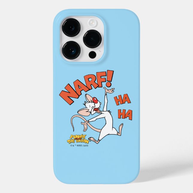 Coques Case-Mate iPhone Pinky et le cerveau | Pinky "Narf !" (Verso)