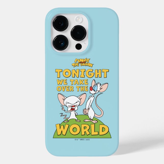 Coques Case-Mate iPhone Pinky et le cerveau | Reprendre Le Monde (Verso)